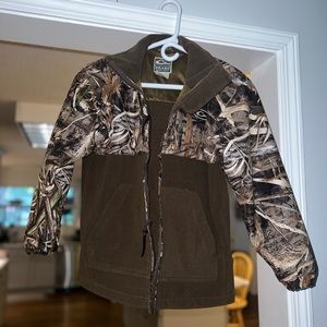 Drake Camouflage Full Zip Jacket-shell/lining 100% polyester-size youth 12